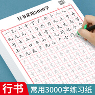 紹澤文化  行楷練字帖成人速成行書(shū)3000字控筆訓練初學(xué)者零基礎硬筆書(shū)法紙臨摹筆畫(huà)偏旁常用字練字本 2本裝