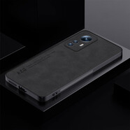Espanson  小米12手機殼小米1Pro2pro保護套12S Ultra膚感XIAOMi12X羊巴皮Mi12S磨砂5G軟硅膠全包防摔外殼 【羊巴皮】石墨黑 小米12/12X/12S