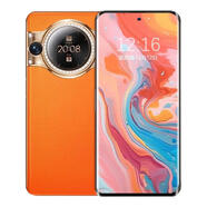 迪美新款上市512G內(nèi)存雙屏5g全網(wǎng)通雙卡大電池7英寸游戲安卓智能手機 橙【全新未拆封】 8+128G