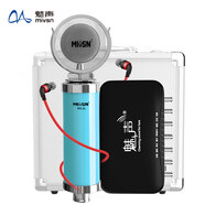 魅聲T6-2外置聲卡套裝手機電腦錄音通用裝備家用網(wǎng)紅K歌麥克風(fēng) 升級款·T6-5L小奶瓶音質(zhì)清晰高穿透力(藍色) 搭配美顏補光燈落地支架