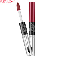 露華濃持久鎖色雙頭唇彩10件套裝 不掉色不沾杯唇蜜唇釉女士化妝品女 500#黑櫻桃*10