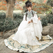 十三余【十三余 小豆蔻兒】[綠珠清影]立領(lǐng)斜襟長(cháng)衫云肩馬面裙漢服女冬 立領(lǐng)斜襟長(cháng)衫單件 現貨 XS