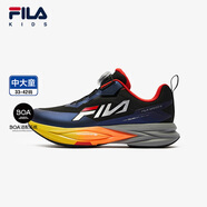 FILA斐樂(lè)兒童運(yùn)動(dòng)鞋秋冬新款男女童專業(yè)跑鞋中大童戶外跑步鞋 黑-BK 37 內(nèi)長(zhǎng)23.5cm