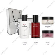 香奈兒（Chanel）一號(hào)紅山茶花套裝護(hù)膚品禮盒520送女友生日禮物 N°1晚安4件套