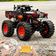 宇星模王宇星遙控攀爬車(chē)越野車(chē)成人高難度拼裝積木玩具男孩機械模型車(chē)禮物 18008火焰怪獸攀爬車(chē)