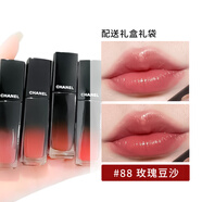 CHANEL N 18魅力炫光唇釉83口紅滋潤持妝送女朋友女友閨蜜老婆生日禮物 88木質(zhì)玫瑰棕禮盒裝