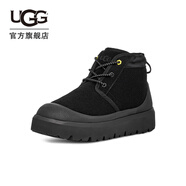 UGG冬季男女同款時(shí)尚舒適保暖厚底系帶紐姆休閑短靴時(shí)尚靴1143991 BBLC | 黑色/黑色 46