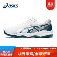 亞瑟士網(wǎng)球鞋男鞋春夏GEL-GAME 8緩震艾斯克斯球鞋1041A192 白綠104 39