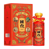 國臺年份酒10年/十年 醬香型白酒 53度茅臺鎮醬香酒500ml 53度 500mL 1瓶 國臺年份酒10年(中國紅)2022年