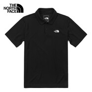 北面（The North Face）POLO衫男休閑運動(dòng)短袖半袖寬松商務(wù)翻領(lǐng)T恤 7QOW JK3  S /165 