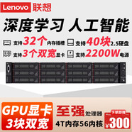 聯(lián)想（Lenovo）服務(wù)器主機SR650 SR660V2 【機架式服務(wù)器】深度AI學(xué)習計算GPU數據庫存儲DeepSeek部署 【SR660V2】2*6226R雙口萬(wàn)兆雙顯卡套件 64G內存  480GB*2+3*8TB