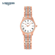 浪琴（LONGINES）瑞士手表 律雅系列石英女表L4.259.1.11.7 送女友
