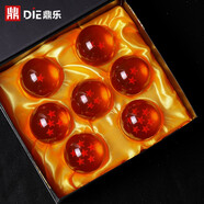 嫚璃七龍珠周邊龍珠水晶球神龍模型手辦創(chuàng)意擺件許愿龍珠球生日禮物 4.3cm龍珠套裝 七龍珠