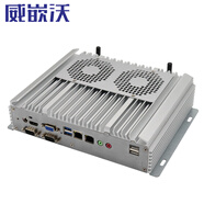 威嵌沃 工業(yè)工控機全封閉無風扇迷你主機防塵微型電腦嵌入式瘦客戶機小型臺式機耐高低溫酷睿i3/i5/i7 四核J1900 8G/256G固態(tài)/WIFI