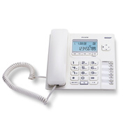 阿爾卡特（ALCATEL） 阿爾卡特T76固定座機(jī)免電池有線電話機(jī)家用辦公商務(wù)固話座式電話 白色