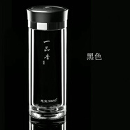思寶（SIBAO）一品香玻璃杯雙層隔熱透明水杯家用杯子男女夏季車(chē)載便攜茶杯 蘭紫色 一品香1號-280m