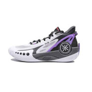 李寧（LI-NING）籃球鞋韋德幻3beng男鞋緩震透氣耐磨實(shí)戰(zhàn)運(yùn)動(dòng)球鞋 標(biāo)準(zhǔn)白/黑色ABPT009-1 40