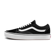 VANS范斯 升級款ComfyCush Old Skool舒舒服服緩震經(jīng)典運動鞋 黑色 34.5