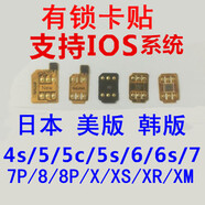 凱聯(lián)威適用iphone4s蘋果5S6S7Plus8X美版3G4G卡貼卡槽日版英版電信