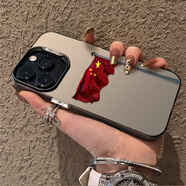 瑞桓柏紅旗飄飄適用蘋果15promax手機(jī)殼新款iPhone16保護(hù)套ipone14pro感 IMD彩銀磨砂-黑底-ZYC6581紅旗 iPhone13