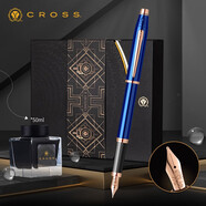 高仕（CROSS）輕奢高端鋼筆 新世紀系列CENTURY II 商務(wù)高端禮盒 送禮自用 日常書(shū)寫(xiě) 禮物饋贈 寶石藍金夾墨水禮盒