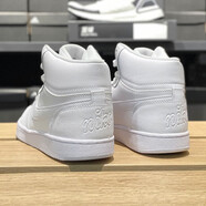 耐克（NIKE）板鞋高幫男鞋2025新款夏季Ebernon Mid運(yùn)動(dòng)鞋簡(jiǎn)版AJ休閑鞋 AQ1773-100白色 41