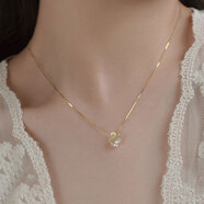 月隨人 小天鵝項鏈女輕奢小眾優(yōu)雅百搭鎖骨鏈520情人節禮物送女朋友老婆 小天鵝項鏈