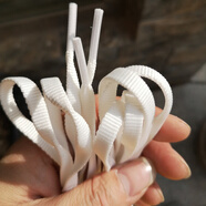 原裝品質(zhì) 適用于李寧安踏特步鞋帶運(yùn)動(dòng)跑步鞋超輕白鞋帶扁平窄黑 白色6MM鞋帶【買(mǎi)一雙送一送】 120cm