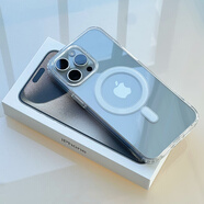 笑源 透明磁吸iphone15promax蘋(píng)果17手機殼16無(wú)線(xiàn)13充電14magsafe時(shí)尚12防摔mini男air女plus 【透明磁吸殼-送高清鋼化膜】 iPhone 11 Pro Max