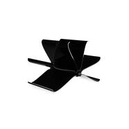 KARTELL意大利進(jìn)口設(shè)計(jì)感簡(jiǎn)約書架雜志架客廳置物架FRONT PAGE E6/黑色