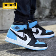 耐克（NIKE）【嚴選好物】bebe8 AJ1男女 Air Jordan 1 OG喬1高幫運動休閑鞋 藍白腳趾女FD1437-400 35.5