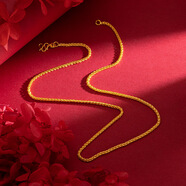 搶《沙金項鏈》越南沙金項鏈女仿真黃金不掉色小眾單鎖骨鏈 肖邦項鏈