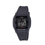 卡西歐手表W201系列 電子表LED 男女方形表盤(pán) gshock防水計時(shí)腕表 W201-1BV 40.4mm