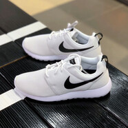 耐克（NIKE）女鞋秋季新款ROSHE ONE運(yùn)動鞋網(wǎng)面透氣減震跑步鞋輕便休閑鞋 844994-101白色 38