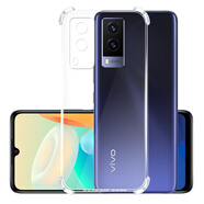 拓蒙 適用于vivo四角防摔氣囊手機殼鏡頭全包保護套透明加厚硅膠散熱男女款一體防滑后蓋軟殼 vivoY71t 5G/V2102A/6.44英寸 全包氣囊透明殼+手機膜