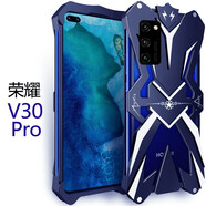 龍豈 榮耀v40手機殼金屬邊框30S鋼鐵俠v30全包保護套20s變形金剛防摔30pro榮耀20i鋁合金定制散熱外殼 華為榮耀V30Pro-雷神-黑色