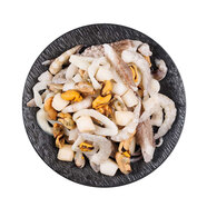 美加佳海鮮什錦2斤（內(nèi)分2袋裝）蝦仁魷魚扇貝貽貝 海鮮水產(chǎn)