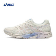 亞瑟士ASICS女鞋網(wǎng)面跑鞋百搭緩震運動鞋透氣跑步鞋 GEL-CONTEND 4 米色 40.5