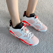 耐克（NIKE） AIR JORDAN 6 GS AJ6 喬6籃球鞋 384665 白粉768878-102 39