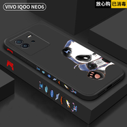 iQOO neo6手機殼vivo iqooneo6SE保護套直邊液態(tài)硅膠防摔軟殼散熱簡約防指紋新年款 iqooneo6/SE【【經(jīng)典黑+游戲小熊】鋼化膜