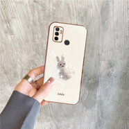 豆圖 OPPOPDVM00手機(jī)套OPPOA32保護(hù)殼OPPOA53 2020 4G手機(jī)殼水鉆兔山茶 OPPOA32-A53 2020 4G通用/3【古