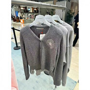  Mardi Mercredi韓國mardi羊毛開(kāi)衫 淺灰色