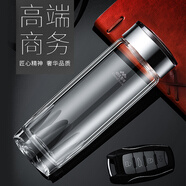 名到雙層玻璃杯高端商務(wù)杯泡茶杯禮盒包裝MD-CG1313 MD-CG1314 MD-CG1314 320ml