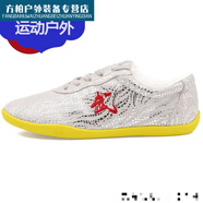 京濮飛競(jìng)賽武術(shù)鞋 武術(shù)競(jìng)賽鞋武術(shù)比賽鞋訓(xùn)練鞋表演鞋兒童男女 銀色 28