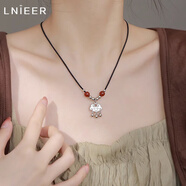 LnieerS999足銀飾平安鎖項(xiàng)鏈女款輕奢小眾2025鎖骨鏈長(zhǎng)命鎖吊墜七夕禮物 平安鎖項(xiàng)鏈【999足銀+證書(shū)】