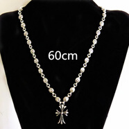 美芙仁使徒行者尅羅心十字架吊墜時(shí)尚百搭個(gè)性刻字復古項鏈男 60厘米圓型雕花