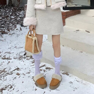 予瑾時(shí)尚名媛小香風(fēng)套裝裙加厚毛呢外套秋冬季新中式半身裙兩件套 杏色短裙 S