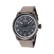 美度（MIDO）舵手系列男士手表波浪黑盤(pán)皮帶休閑商務(wù)男表M032.607.36.050.00