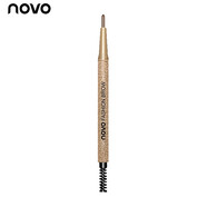 NOVO雙頭自動眉筆細芯細頭防水防汗不易暈染持久極細不易脫色初學(xué)者 3#淺咖啡