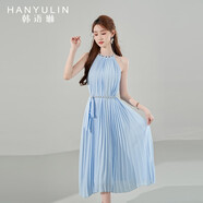 韓語(yǔ)琳空間韓語(yǔ)琳法式連衣裙女夏季2023新款漂亮氣質(zhì)顯瘦長(cháng)裙夏日多巴胺裙子 杏色 L     下單后5天發(fā)貨